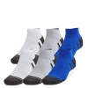 Under Armour Mens  Perf Tech 6 Pack Low Socks In Royal/royal/jet Gray