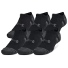 Under Armour Mens  Perf Tech 6 Pack No Show Socks In Black
