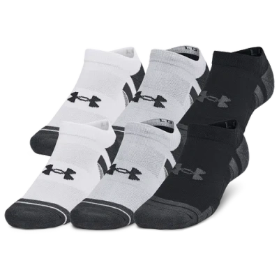 UNDER ARMOUR MENS UNDER ARMOUR PERF TECH 6 PACK NO SHOW SOCKS