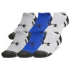 Under Armour Mens  Perf Tech 6 Pack No Show Socks In Royal/jet Grey/royal