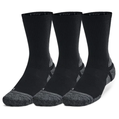 Under Armour Mens  Perf Tech Pro 3pk Crew In Black/black/castlerock
