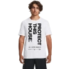 Under Armour Mens  Pth Hwt Short Sleeve T-shirt In White