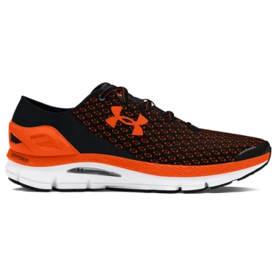 Under Armour Mens  Speedform Gemini In White/black/team Orange