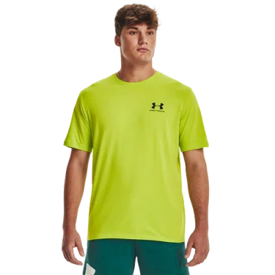 Under Armour Mens  Sportstyle Left Chest T-shirt In Gold
