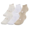 Under Armour Mens  Unisex Essential 6pk Low In City Khaki/city Khaki/white