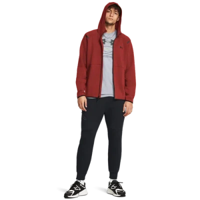 UNDER ARMOUR MENS UNDER ARMOUR UNSTOPPABLE FLEECE FULL-ZIP HOODIE