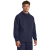Under Armour Mens  Unstoppable Fleece Full-zip Hoodie In Navy/black