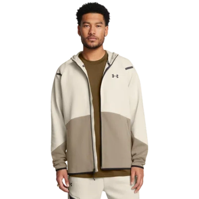 UNDER ARMOUR MENS UNDER ARMOUR UNSTOPPABLE FLEECE FULL-ZIP HOODIE
