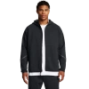 Under Armour Mens  Unstoppable Fleece Grid Full-zip In Black/black
