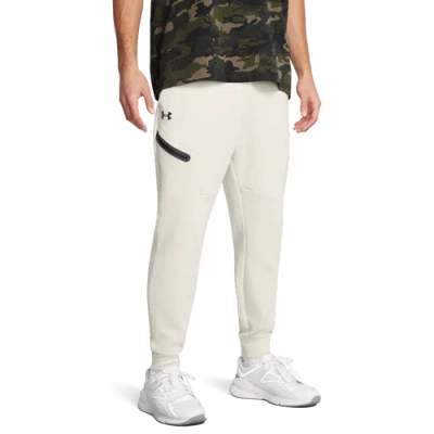 Under Armour Mens  Unstoppable Fleece Joggers In Summit White/black