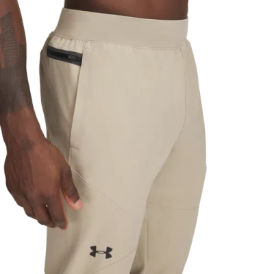 Under Armour Mens  Unstoppable Tapered Pants In City Khaki/black