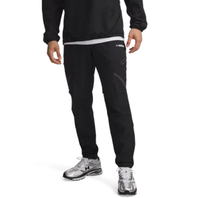 Under Armour Mens  Unstoppable Woven Cargo Pants In Black