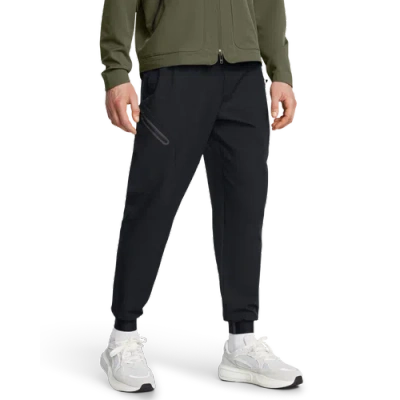Under Armour Mens  Unstoppable Woven Joggers In Black/black
