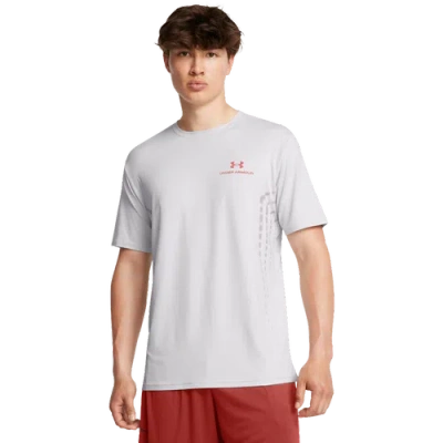 Under Armour Mens  Vanish Energy Graphic Short Sleeve In Earthen Orange/halo Gray/earthen Orange