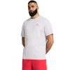 Under Armour Mens  Vanish Energy Graphic Short Sleeve In Halo Gray/racer Red/racer Red