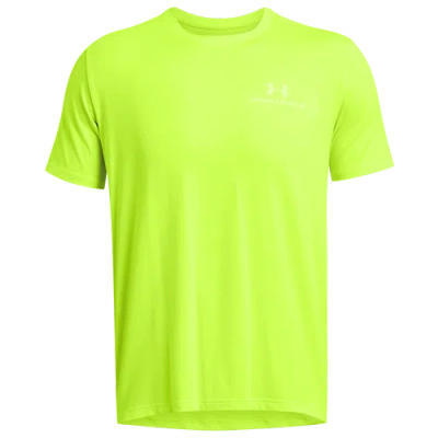 Under Armour Mens  Vanish Energy Short Sleeve T-shirt In Black/high Vis Yellow