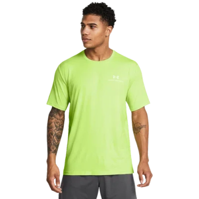 Under Armour Mens  Vanish Energy Short Sleeve T-shirt In Morph Green/morph Green