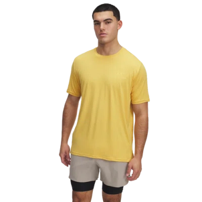 Under Armour Mens  Vanish Energy Short Sleeve T-shirt In Noble Gold/noble Gold