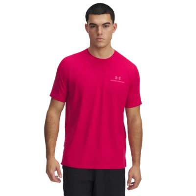 Under Armour Mens  Vanish Energy Short Sleeve T-shirt In Shaded Fuchsia/shaded Fuchsia