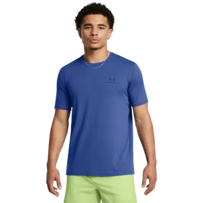 Under Armour Mens  Vanish Energy Short Sleeve T-shirt In Tech Blue/tech Blue