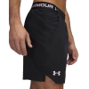 Under Armour Mens  Vanish Woven 6" Shorts In Black/prime Pink/prime Pink