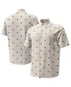 Under Armour Men'sâ Tan Notre Dame Fighting Irish Gameday Armourfuse Camp Button-up Shirt In White