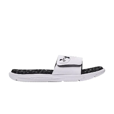 Pre-owned Under Armour Mercenary 12 Slide 'white Black'