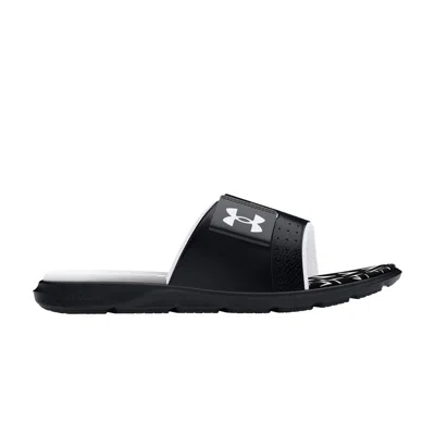 Pre-owned Under Armour Mercenary Slide 'black White' | Men's Size 9