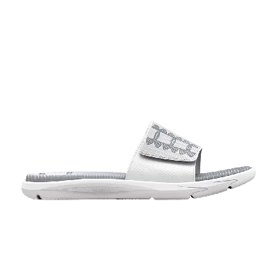 Pre-owned Under Armour Mercenary Slide 'white Halo Grey'