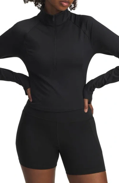 Under Armour Merdian Half Zip Pullover In Black