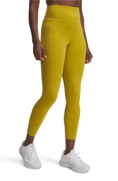 Under Armour Meridian Ankle Leggings In Yellow