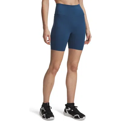 Under Armour Meridian Bike Shorts In Blue