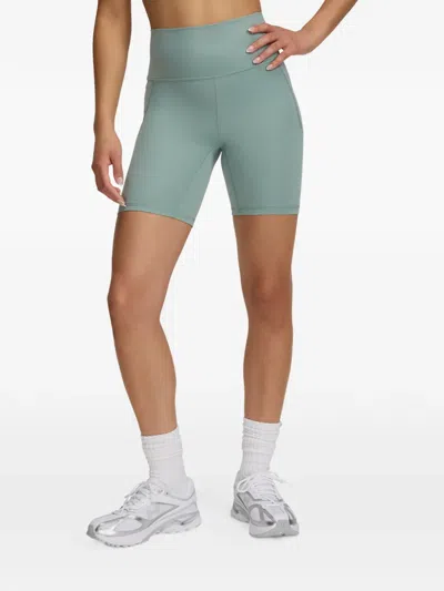 Under Armour Meridian High-waisted Side-pocket Shorts In Green