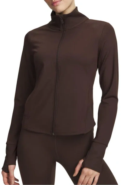 Under Armour Meridian Performance Knit Jacket In Brown