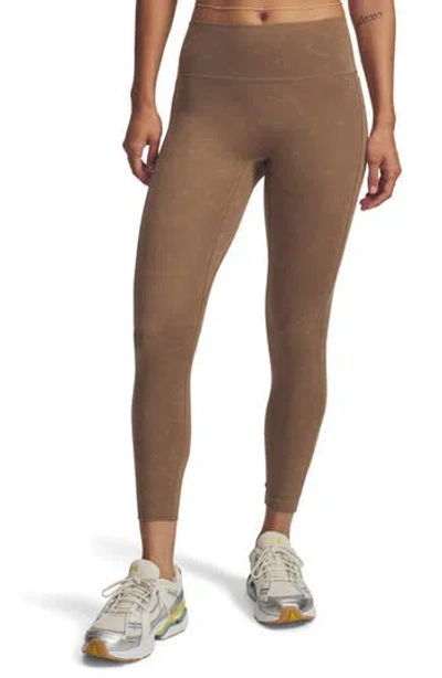 Under Armour Meridian Suede Effect Ankle Leggings In Multi