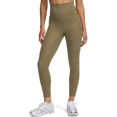 Under Armour Meridian Ultra Ankle Leggings In Green