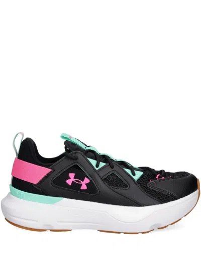 Under Armour Mesh-panel Trainers In Black