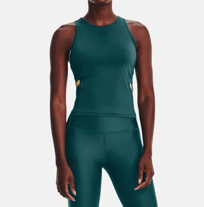Under Armour Mesh Tank Top In Rise / Tourmaline Teal / Sunset Boulevar