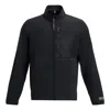 Under Armour Microfleece Maxx Full Zip In Black In Blue