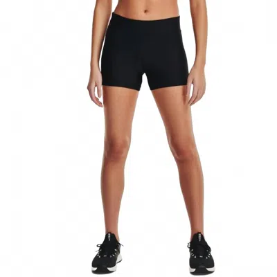 Under Armour Mid Rise Shorty Short In Black