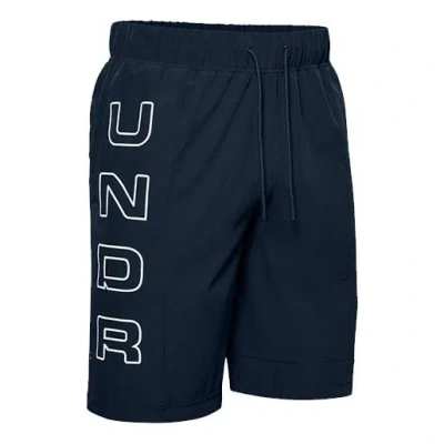 Under Armour Moments Wind Shorts 'navy' In Black
