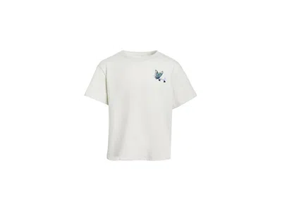 Under Armour Moths T-shirts (big Kid) Girl's T Shirt Summit White : Xl (18-20 Big Kid), Cotton/polyester