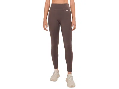Under Armour Motion 7/8 Leggings Women's Workout Peppercorn/white: Md (us 8-10) R, Polyester In Purple