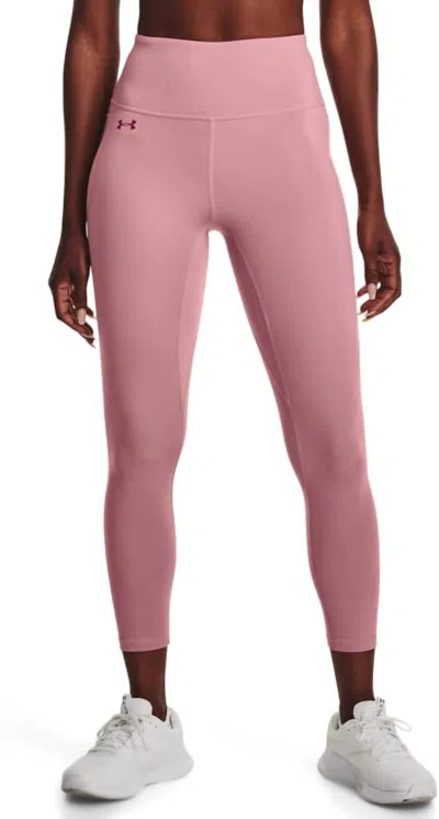 Under Armour Motion Ankle Leggings - Tall In Pink Elixir / Charged Cherry