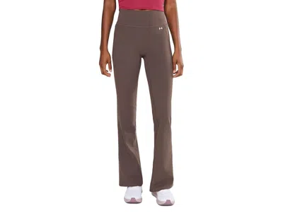 Under Armour Motion Boot Cut Pants Women's Clothing Peppercorn/white: Sm (us 4-6) R, Elastane/polyester In Brown