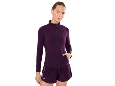 Under Armour Motion Full Zip Women's Sweatshirt Purple Echo/mauve Pink: Sm (us 4-6)