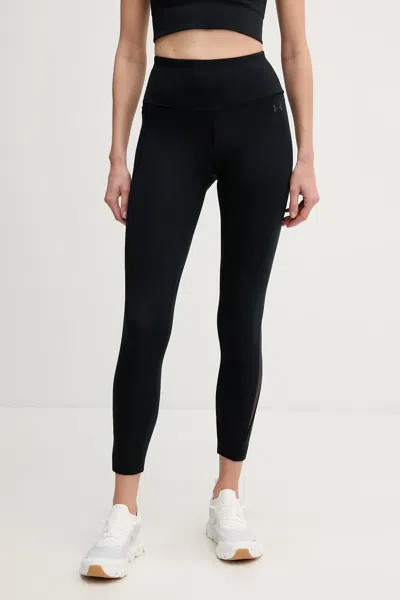 Under Armour Motion Mesh Panelled Leggings In Black