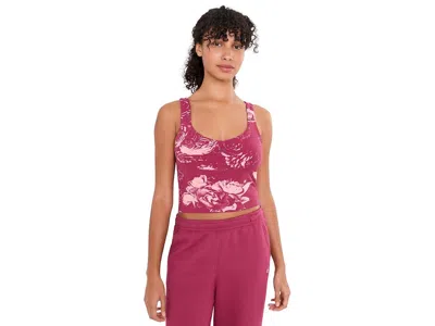 Under Armour Motion Print Tank Top Women's Clothing Claret/posh Pink/ox Blood: Lg (us 12-14), Polyester