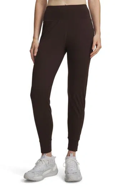 Under Armour Movement High Waist Performance Joggers In Kona Brown