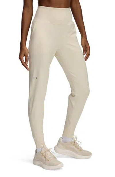 Under Armour Movement High Waist Performance Joggers In Neutral